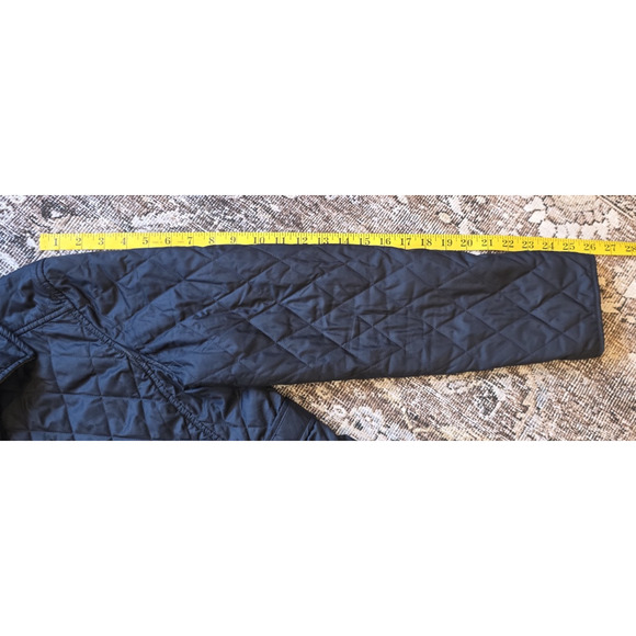 L.L. Bean Women’s Quilted Riding Chore Jacket Black S Equestrian Coat Outerwear - Picture 4 of 9